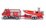 Siku 1636 unimog brandweer met boot 16,7