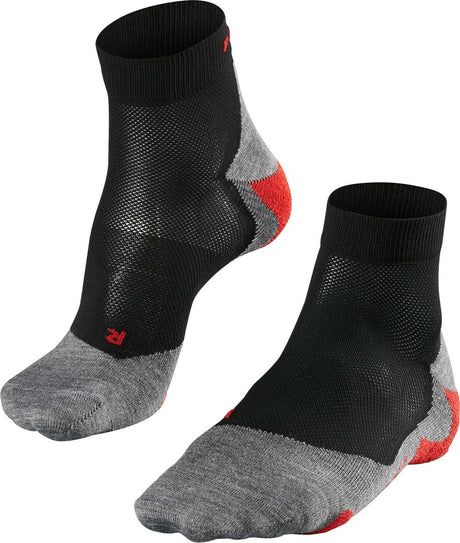 Falke ru5 short anti-blaar functioneel materiaal hardloopsokken heren zwart - maat 46-48