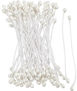 Creativ company cc bloemmeeldraden 6 cm wit 100 stuks