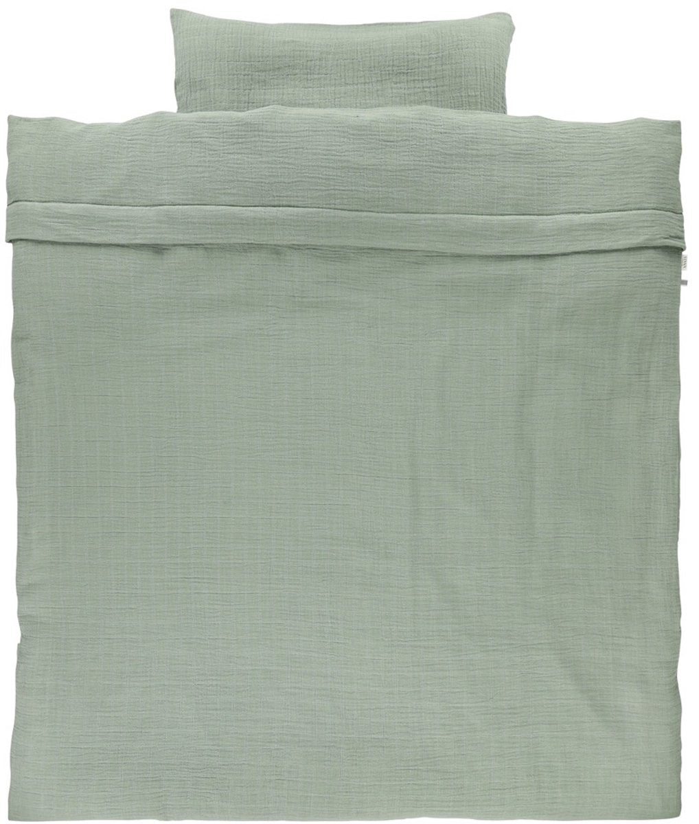 Trixie ledikant bedovertrek - bliss olive - les rêves d'anaïs - dekbedovertrek 100x135cm - incl. bijpassende kussensloop 60x40cm