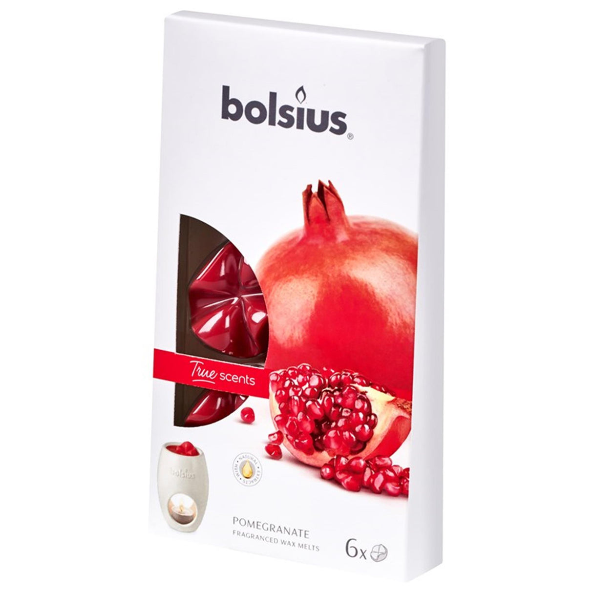 Bolsius smeltbare geurwax pomegranate