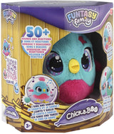 Funtasy family jumbo - - chick-a-boo - vanaf 3 jaar - interactieve knuffel - speelgoed met geluid - zingt, danst en legt kuikens