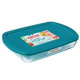 Pyrex ovenschaal - met deksel - cook store - 40 x 27 x 6 cm 4.5 liter