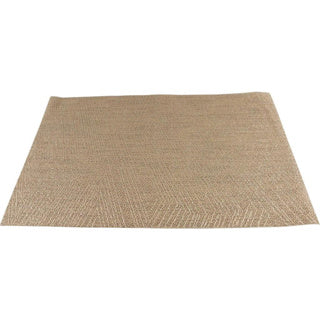 Placemat 30x45cm polyester goud | 12 stuks