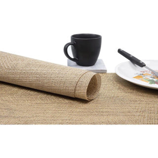Placemat 30x45cm polyester goud | 12 stuks