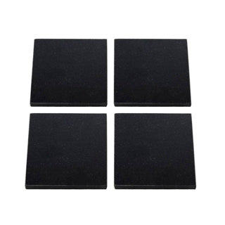 No brand onderzetter graniet 10x10cm 4 stuks | 4 stuks