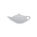Theezakjeshouder theepot 12cm keramiek wit | 12 stuks