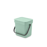 Brabantia sort go aanrecht afvalbakje - 3 liter - jade green