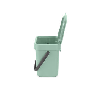 Brabantia sort go aanrecht afvalbakje - 3 liter - jade green