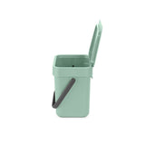 Brabantia sort go aanrecht afvalbakje - 3 liter - jade green