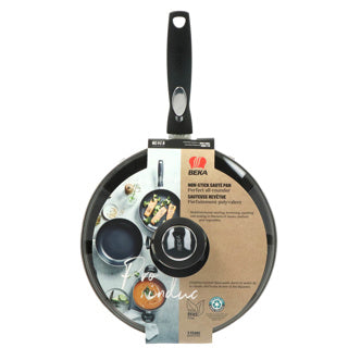 Beka pro induc hapjespan met glazen deksel 24 cm