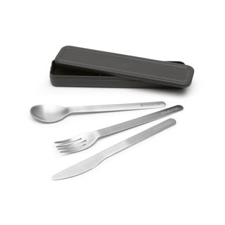 Brabantia make take bestekset 3-delig donkergrijs | 2 stuks