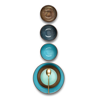Feeling indigo dessert bord 21 cm | 6 stuks