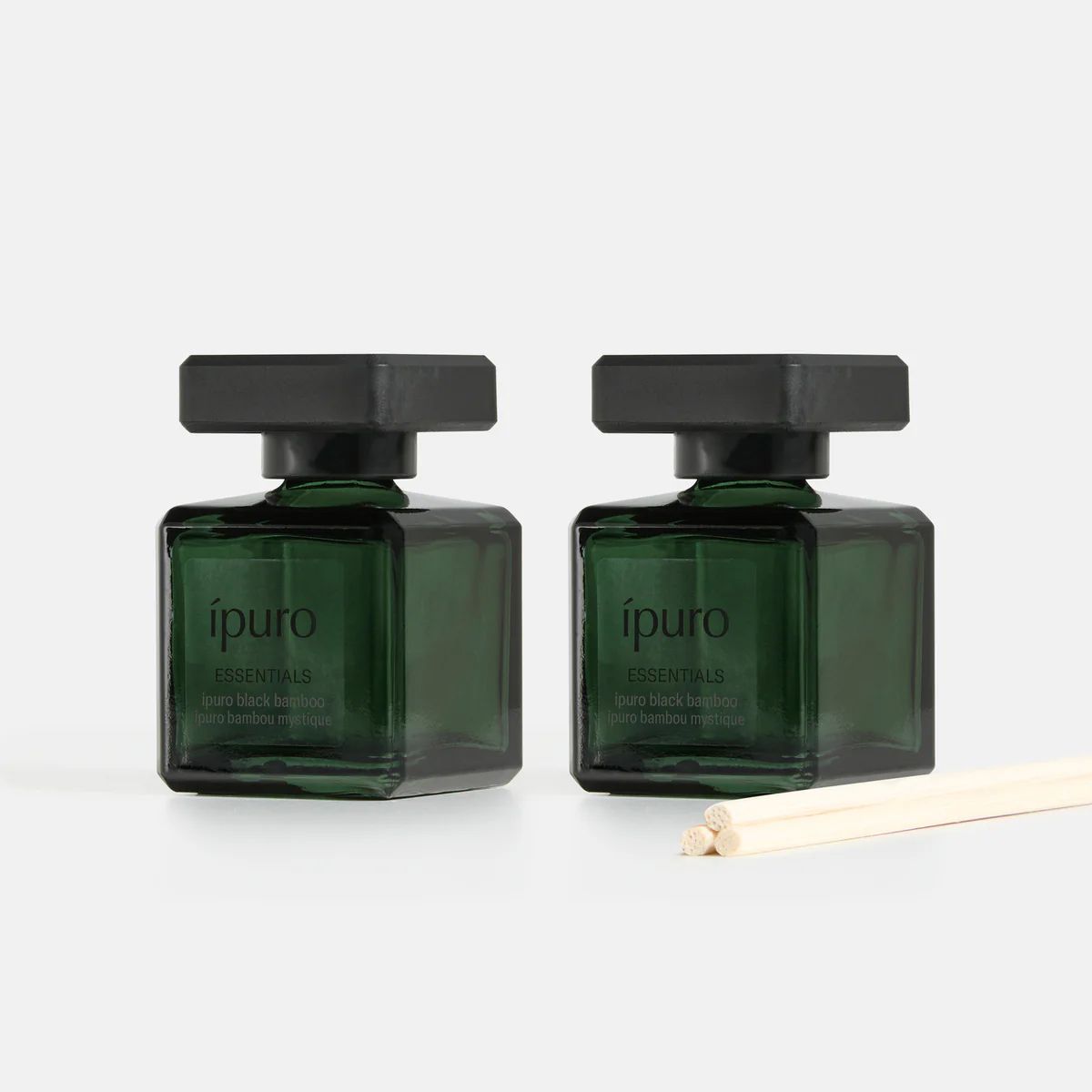 Ipuro geurdiffuser black bamboo 2 x 50 ml