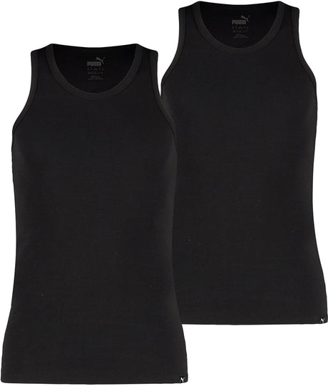Puma heren everyday hemd - black - s - 2 paar