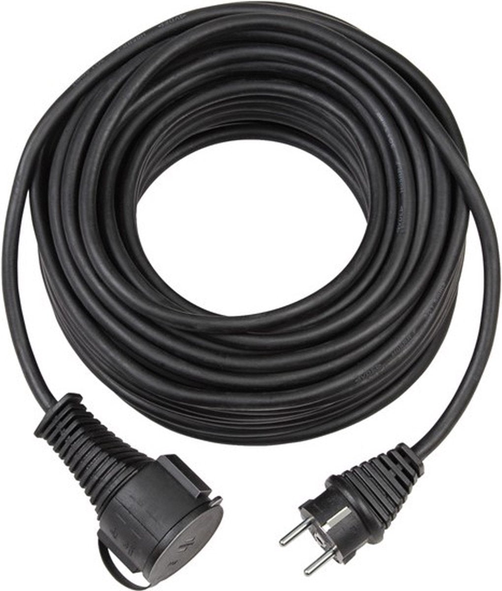 Brennenstuhl verlengsnoer voor bouwplaatsen ip44 10m zwart h07rn-f 3g2,5