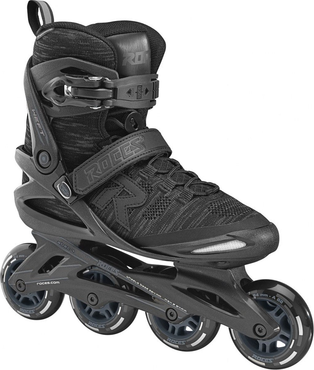 Roces weft thread 84 skeelers unisex – 4x84mm wielen – fitness inline skates – zwart – maat 39