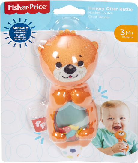 Fisher-price fisherprice - hongerige otter rammelaar - stimmuleerd de zintuigen en de motoriek - vanaf 3 maanden