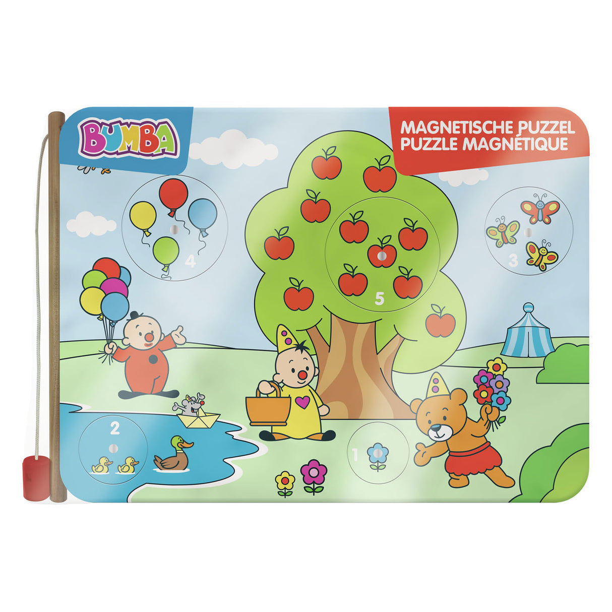 Studio 100 bumba magnetische houten puzzel