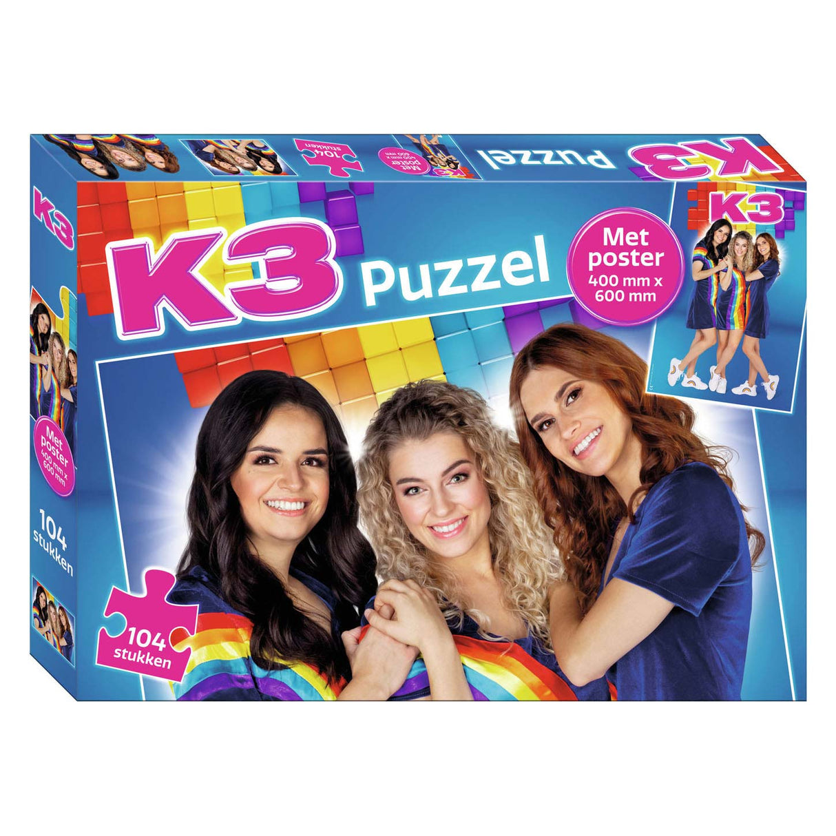 Studio 100 Puzzel met Poster, 104st.