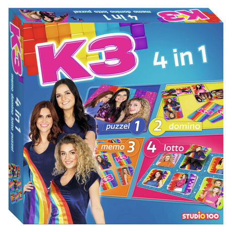 Studio 100 k3 4-in-1 spellendoos