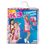 Studio 100 k3 verkleedjurk - 3 biggetjes, 3-5 jaar