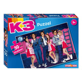 Studio 100 k3 legpuzzel 3 biggetjes en de wolven, 50st.