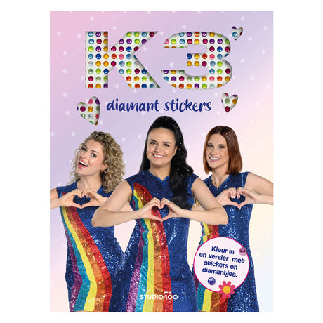 Studio 100 k3 kleurboek - diamant stickers