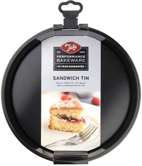 Tala performance - taartvorm - 23 cm - losse bodem - antiaanbaklaag - ovenbestendig - pfas-vrij