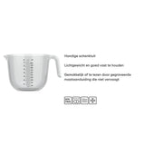 Mepal maatbeker chef it - 1 l - maataanduiding - vaatwasmachinebestendig - bakspullen - transparent