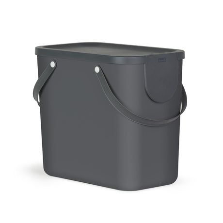 Rotho albula afvalscheiders - bpa vrij - 25l - zwart