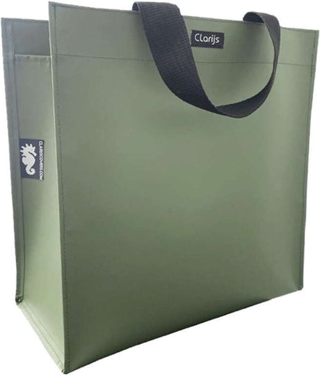 Clarijs shoppertas pvc 23l matt olijf