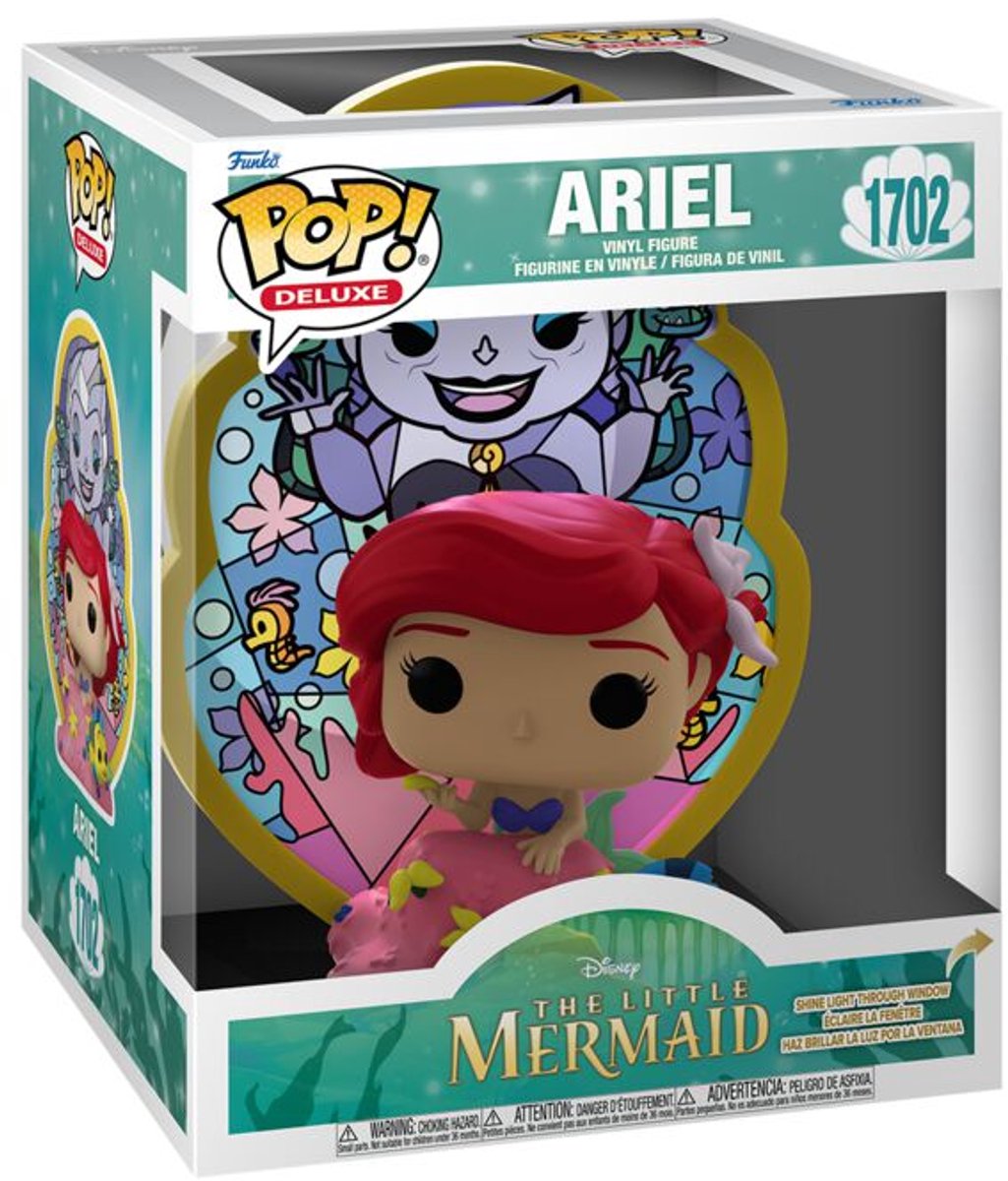 Snow white little mermaid ariel (pop! deluxe) vinylfiguur 1702 unisex funko pop! - meerkleurig - standard