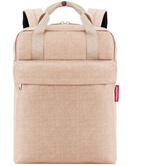 Reisenthel allday backpack m iso koeltas - rugzak - 15l - twist coffee beige