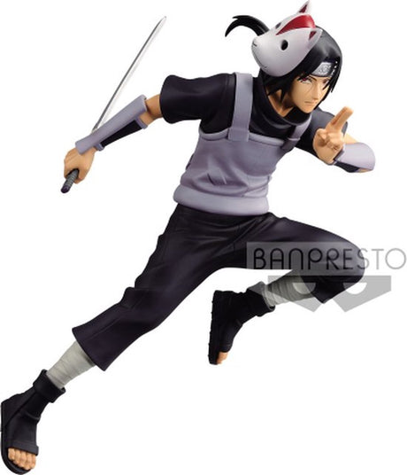 Banpresto co., ltd. naruto shippuden - vibration stars - uchiha itachi ii statue 16cm