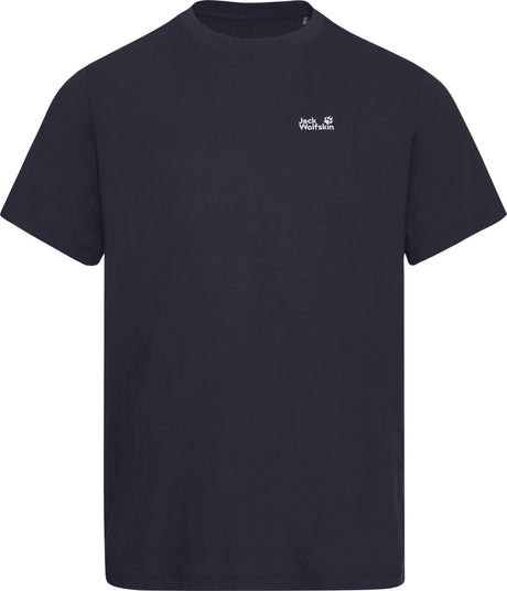 Jack wolfskin essential t m heren outdoorshirt-dark navy