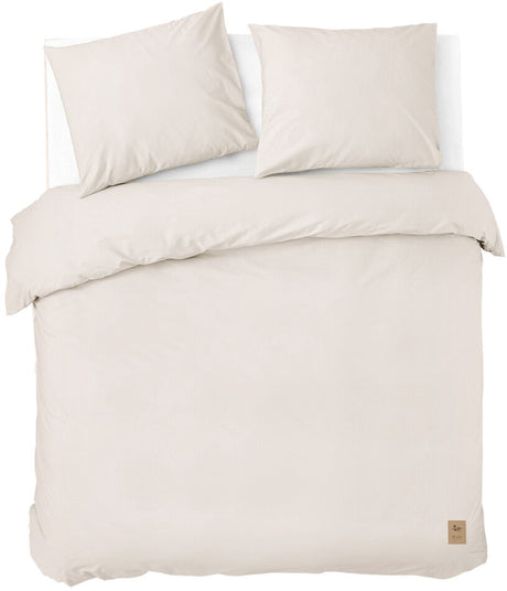 Dindi home dekbedovertrek forever colours - 200x220 - 100% katoen - off white
