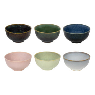Schaaltje wind rond ø9,4x4,7cm 6 assorti | 6 stuks