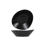 Slakom zwart 20,3x17xh6,4 cm vongola | 4 stuks