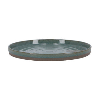 Bord plat d26 cm basalt ocean green | 6 stuks
