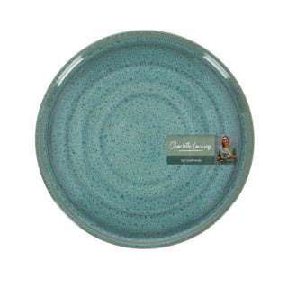 Dessertbord d21 cm basalt ocean green | 6 stuks