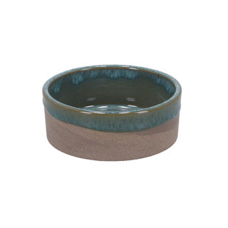 Schaaltje d10xh3,7 cm basalt ocean green | 6 stuks