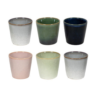 Koffiemok wind ø7,5cm 200ml 5 assorti | 6 stuks