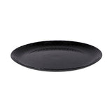 Bord plat 25 cm pampille zwart | 6 stuks