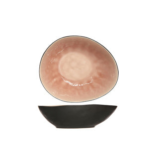 Schaal 20x16,5xh6 cm laguna old rose | 6 stuks