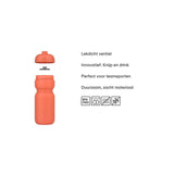 Mepal bidon squeeze sport - 600 ml - knijp en drink - lekdicht ventiel - vaatwasmachinebestendig - drinkflessen - frost blue