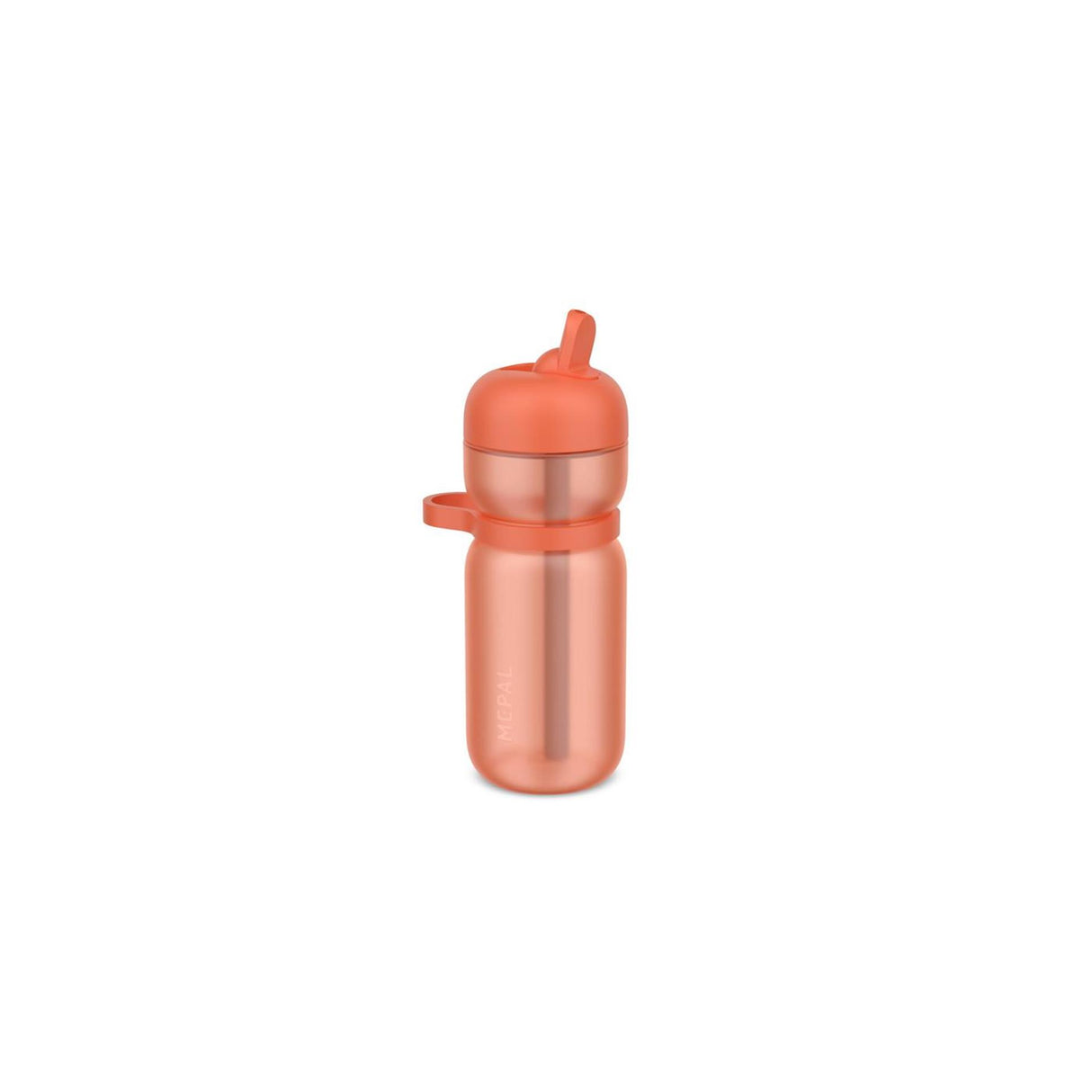 Mepal drinkfles flip sport - 600 ml - flip en drink - lekdicht - draaglus en comfortabele grip - vaatwasmachinebestendig - drinkflessen - peach orange