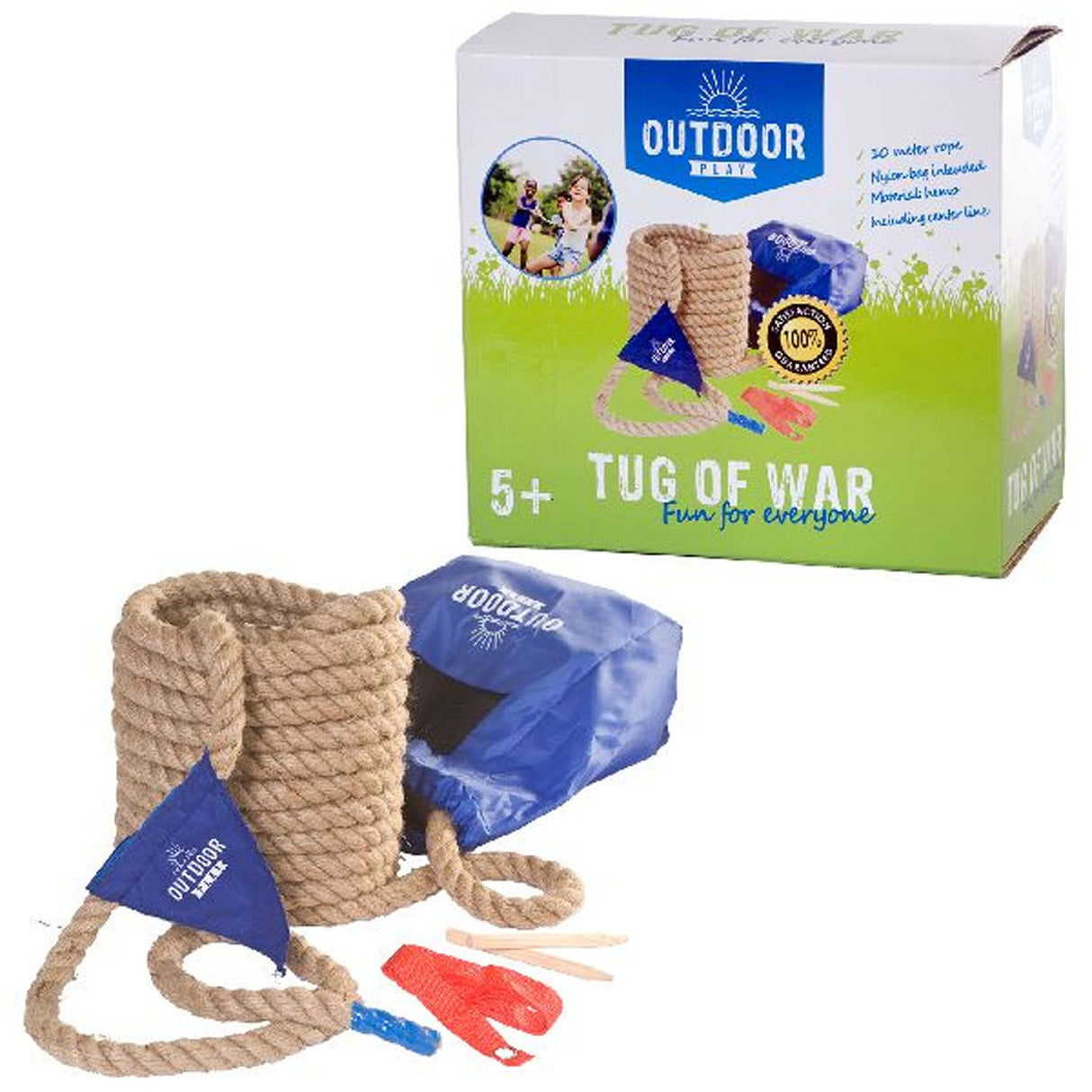 Outdoor play touwtrekken