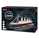 Cubic fun 3d puzzel titanic met led verlichting - 266st.