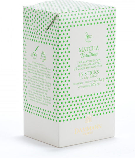 Dammann frères - matcha sticks 15 x 1,5 gram - japanse matcha